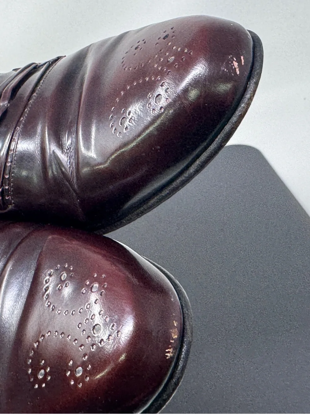 Vintage BALLY Burgundy Slip On Loafers - Burgundy Size 10.5